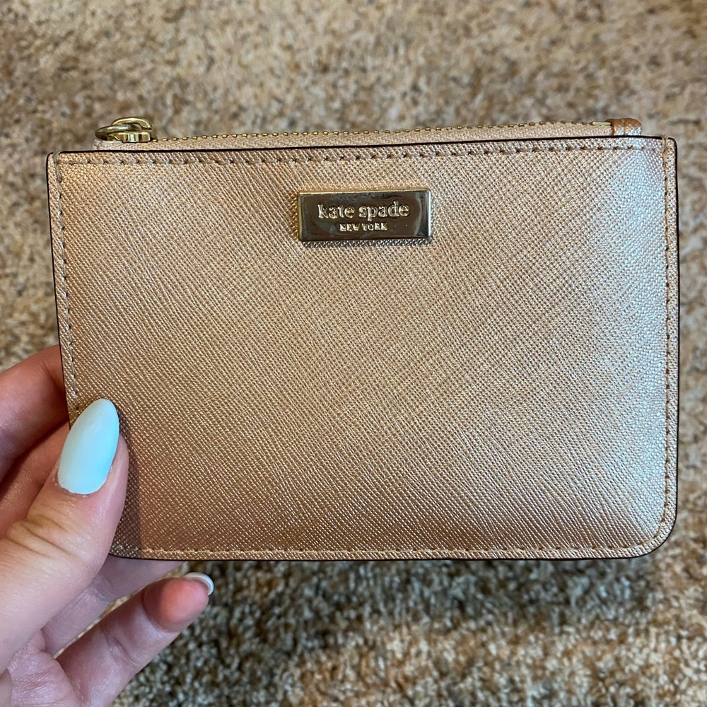KATE SPADE NEW YORK Laurel Way Bitsy Card Case w/ key ring